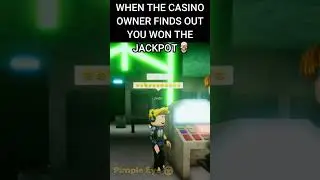 When you win the casino jackpot 🤑💰💥(Roblox Skit) 