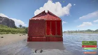 I'm enjoying the shipping container building skin  Rust 