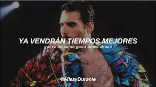 freddie mercury – living on my own; sub español e inglés.