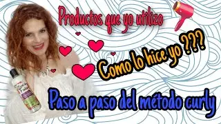 #PRODUCTOS QUE YO UTILIZO PARA EL  #MÉTODO CURLY ( PELO  RIZADO) TE DIGO EL PASO A PASO !!