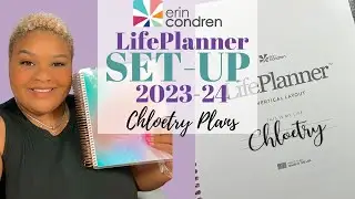 NEW Erin Condren LifePlanner Set-Up 2023-24 | Chloetry Plans