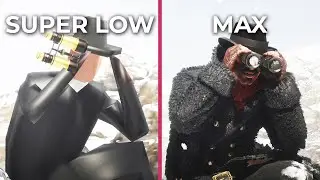 Red Dead Redemption 2 – SUPER LOW vs. Max PC Graphics Comparison