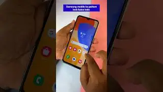 Samsung mobile ka pattern lock kaise tode #shorts