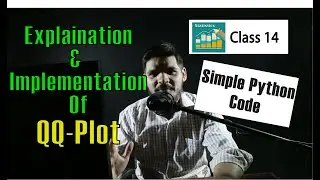 QQ Plot Explanation & Implementation - Stats For Data Science - Class 14 - Urdu / Hindi