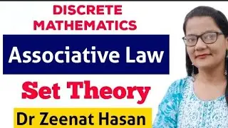 Associative Law with examples in Set Theory| BTech BCA MCA Diploma|Hindi