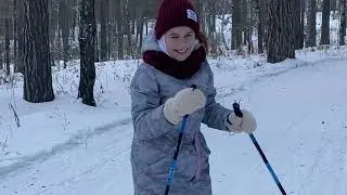 26 января 2022 год катаемся на лыжах