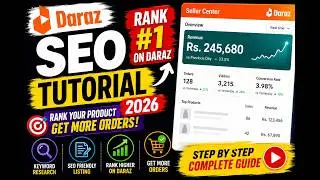 Daraz SEO Tutorial 2026 🔥 How to Rank Your Product & Get More Orders (Urdu)