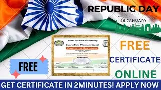 Free Republic Day Quiz Certificate | Republic Day Free Certificate Online