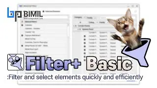 Revit Addin - Filter+ Basic [BIMIL Free] #bimil #revit #automation #bim