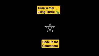 How to Draw a Star with a Turtle in Python 