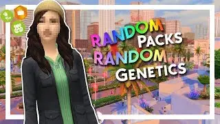 RANDOM PACKS RANDOM GENETICS // The Sims 4 CAS