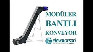 MODÜLER BANTLI KONVEYÖR  -  PASLANMAZ