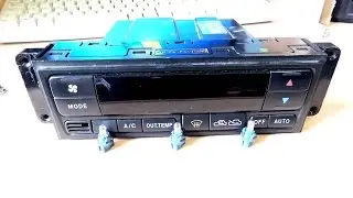 Replacing the Subaru Forester SF5 climate control bulbs