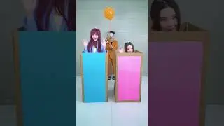 Hide And Seek With Balloon Challenge #Shorts HY