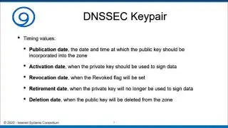DNSSEC Series #9 - Key maintenance, including the new KASP tool in BIND, Negative trust anchors