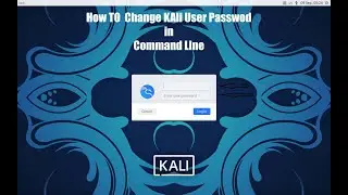 How To Change Kali linux User Password