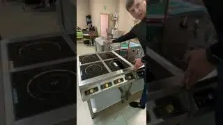 Индукционные плиты собственного производства. Съемка в нашем шоу-руме главного офиса в г. Харьков.