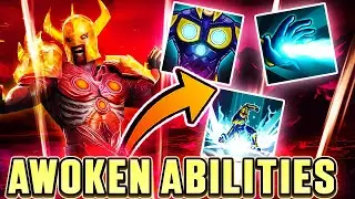 Marvel Strike Force: Nova & Knowhere Gameplay (ALL AWAKENED ABILITIES)