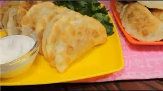 Juicy, tender, layered - the best mini chebureks.