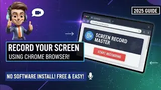 How to Record Screen Using Chrome Browser | FREE Screen Recorder (No Software, No Watermark)