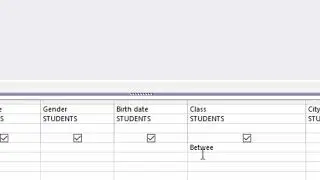 Logical Operators OR, NOT and BETWEEN in MS Access