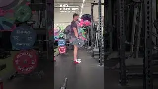 Intentional rounded back deadlift with voiceover
