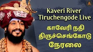 நேரலை புனித காவேரி நதி | கைலாஸா  திருச்செங்கோடு | #hindu #spiritualexperience
