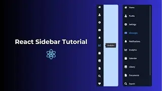 Build a Modern Sidebar in React with Tailwind CSS and Framer Motion | Step-by-Step Tutorial