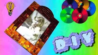 DIY TUTORIALS: Create a photo frame with recycled CD