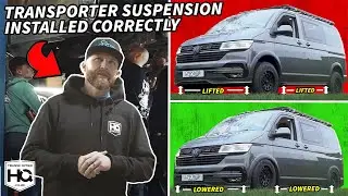 VW T5 to T6.1 Transporter suspension installed right!!