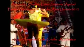 alex ovalles y laura santana 2 lugar baile de joropo festival alma llanera 2012
