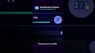 Todo App JavaScript Project for beginners | Check out channel for tutorial #javascript