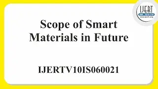 Scope of Smart Materials in Future