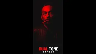 Create a Dual Tone Effect in Photoshop | Red and Black dual tone effect | Photoshop Shorts