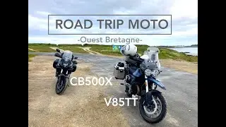 Road Trip Moto Bretagne (CB500X / Guzzi V85TT )