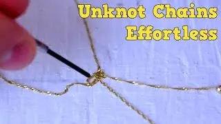 How to Untangle/Unknot Gold Chains Easy