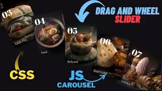 Awesome Dark Slider in HTML  CSS  and JS || Card Slider /  Image Slider 