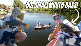 First Time BASS BOAT FISHING *SO MANY FISH!*  (INSANE)