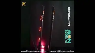LED WICKETS..!! #kksports #onlinestore #cricket #worldcup #Ledwickets #sports