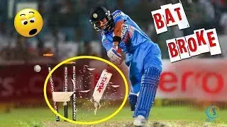 Top 13 Bats break in Cricket history ever. Top 13 bats broken in Cricket