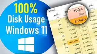🔧 Fix 100% Disk Usage in Windows 10/11 — Full Step-by-Step Guide!