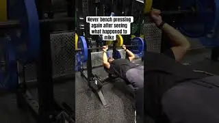 Never again #gymshorts #motivation #trentwins #benchpress