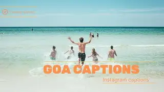 Goa Beach Captions | Best Beach Captions| Beach Captions #beachcaptions #goa #goacaptoons #instagram