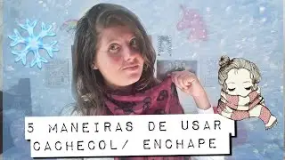 5 maneiras de usar Cachecol/Enchape #moda #cachecol #Enchape #acessórios