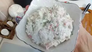 ЧТО ПРИГОТОВИТЬ ИЗ КРАБОВЫХ ПАЛОЧЕК 🤔 ЛЕГКИЙ, НО СЫТНЫЙ САЛАТ ЗА 5 МИНУТ