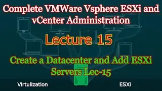 Create a Datacenter and Add ESXi Servers in Hindi / Urdu Lec 15