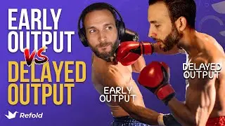 Does delaying output INCREASE anxiety?