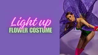Light up Flower Costume