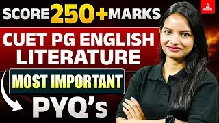 CUET PG English Literature  Most Important PYQ's 2025