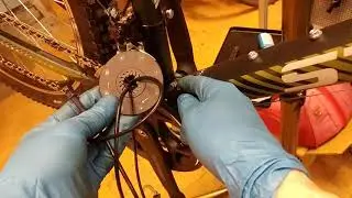 Установка мотор колеса bafang. Пошагово.